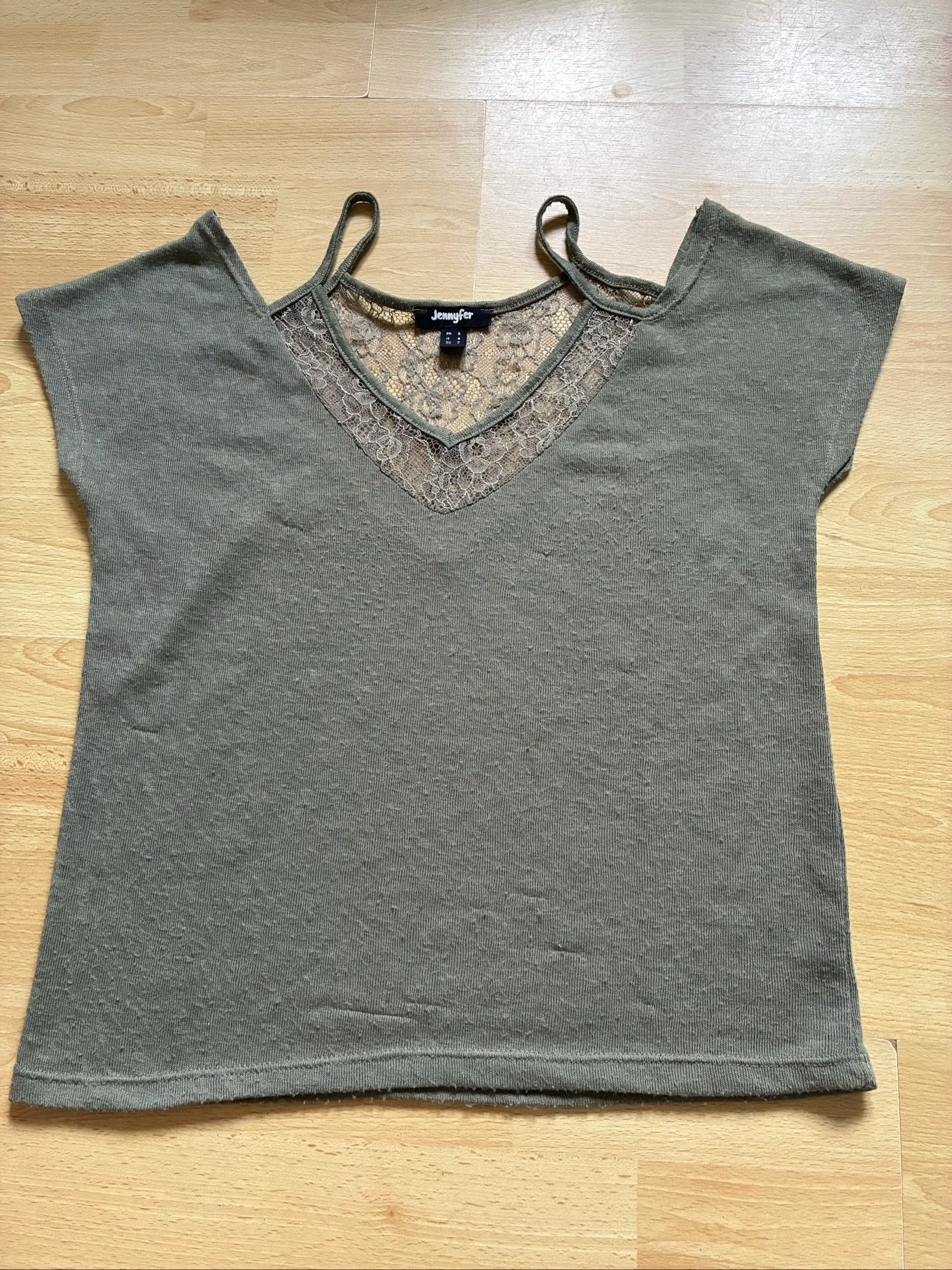 Blusa boêmia alças finas gola V tamanho P – photo 3
